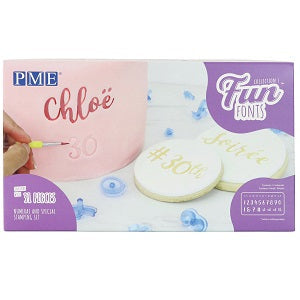 Utensílios E Acessórios - PME Fun Fonts - Números E Caracteres Especiais